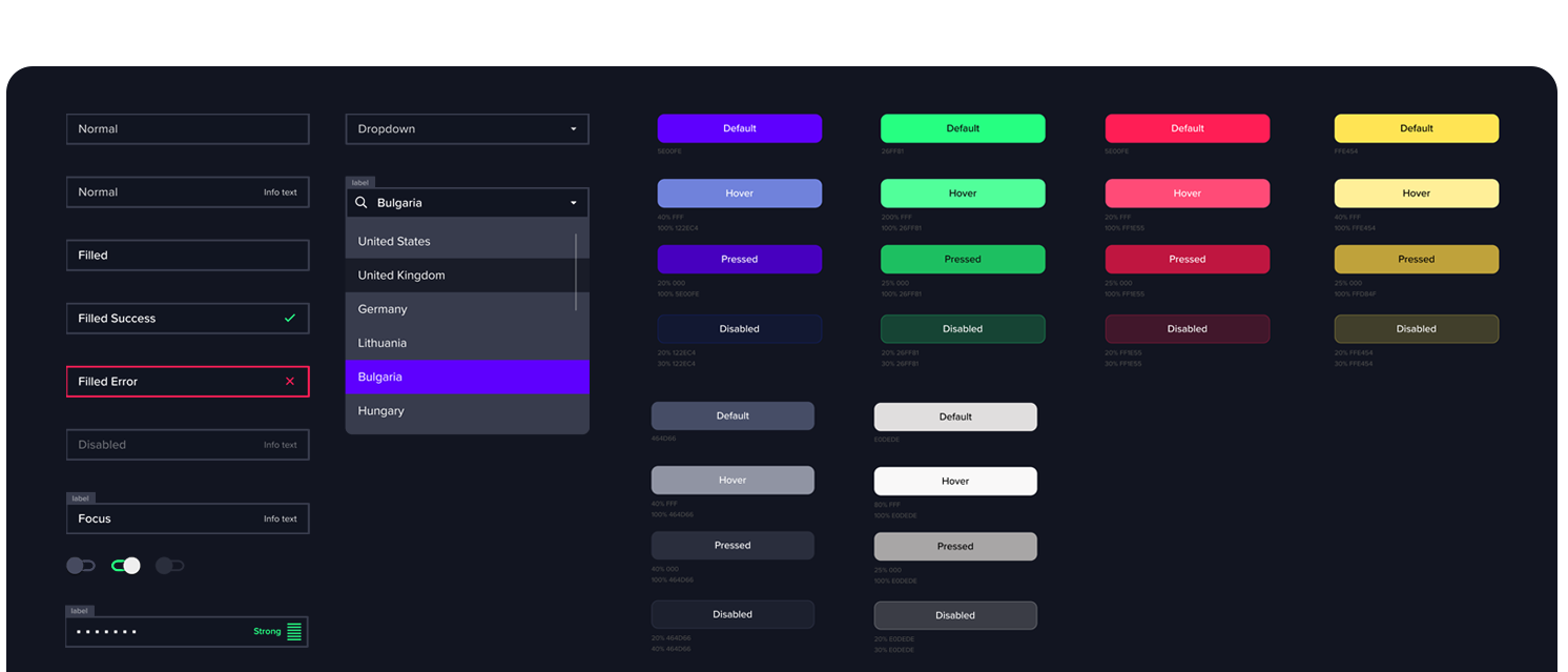 Homepage design wireframes